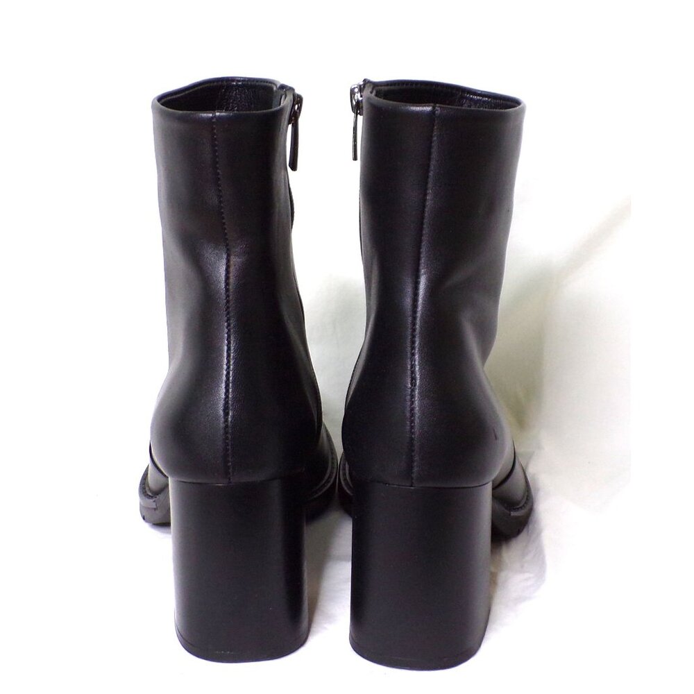 🆕 LA CANADIENNE Livon City Dry Waterproof Platform Leather Bootie 9 Black - Picture 11 of 16